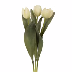 Konstgjord Tulpan 3-pack Ljusgul