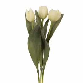 Konstgjord Tulpan 3-pack Ljusgul