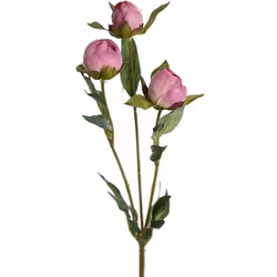 Konstgjord Pion 45 cm Rosa