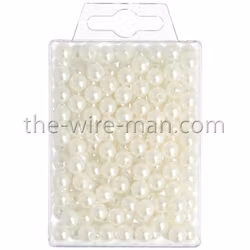 Pärlor vit 8mm 250-pack