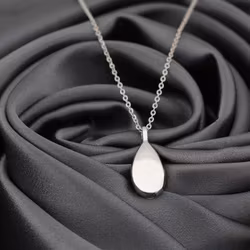 Urna askflaska hängsmycke – silver