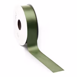 Satin 25mm dubbelsidig Grön 25meter