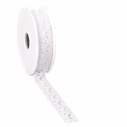 Band Spets Vit 5 meter