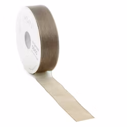 Band 15mm Organza Taupe 5meter