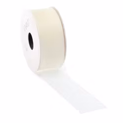 Band 15mm Organza Creme 5meter
