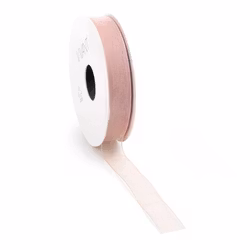 Band 15mm Organza Puder 5meter