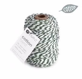 Bommulssnöre Grön 50 m / Ø2 mm