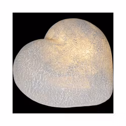 Lysande stenhjärta med timer