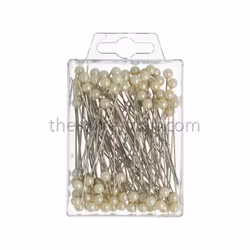 Pärlnål Ivory 6mm 100st