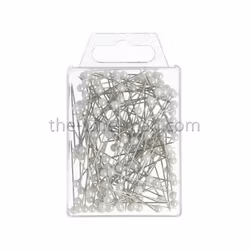 Pärlnål Vit 4mm 150st