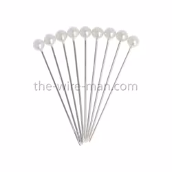Pärlnål Vit 4mm 150st
