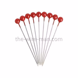Pärlnål Röd 4mm 150st