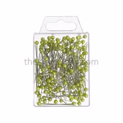 Pärlnål Grön 4mm 150st