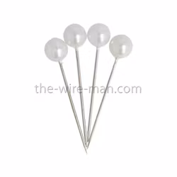 Pärlnål Vit 15mm 5-pack