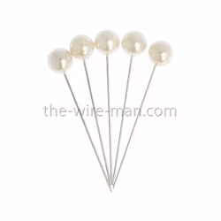 Pärlnål Ivory 10mm 20-pack