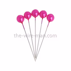 Pärlnål Cerise 10mm 20-pack