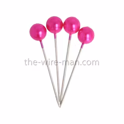 Pärlnål Cerise 15mm 5-pack