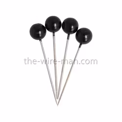 Pärlnål Svart 15mm 5-pack