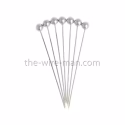 Pärlnål Silver 6 mm 20-pack