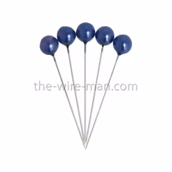 Pärlnål Blå 10mm 20-pack