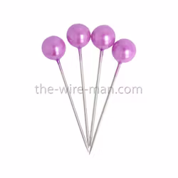Pärlnål Lila 15mm 5-pack