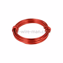 Aluminiumtråd röd 3m