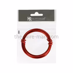 Aluminiumtråd röd 3m