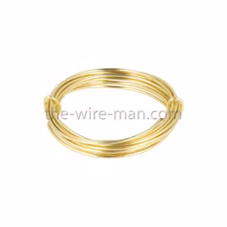 Aluminiumtråd guld 3m