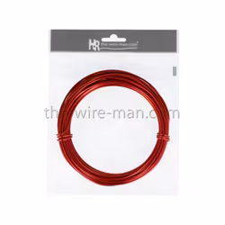 Aluminiumtråd Röd 12m