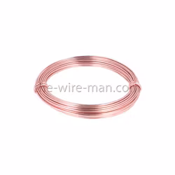 Aluminiumtråd rosa 12m