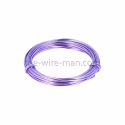 Aluminiumtråd lavendel 12m