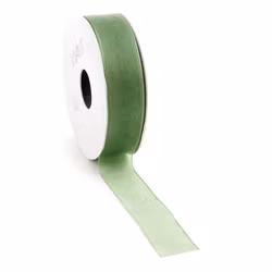 Band 25mm Organza Grön 5meter