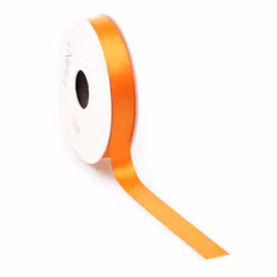 Satin 16mm dubbelsidig Orange 5meter