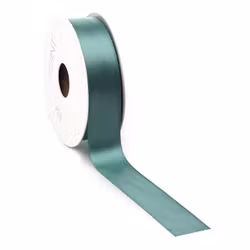 Satin 25mm dubbelsidig Petrol 5meter