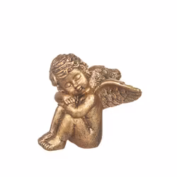 Ängel sittande, guld