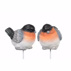 Fågel Domherre stick 6cm, 2-pack