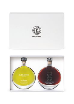 Elegance Barcelona Extra Jungfruolivolja och Ekologisk Pedro Ximénez Balsamvinäger, Presentförpackning - 100 ml