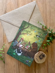 Kalas i skogsgläntan