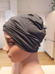 Peruk Galleriets Turban Grå