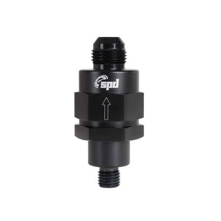 SPD Backventil Motorsport M12x1.5 - AN8 (Svart)