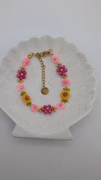 Solsikke Armbånd - Pink Joy