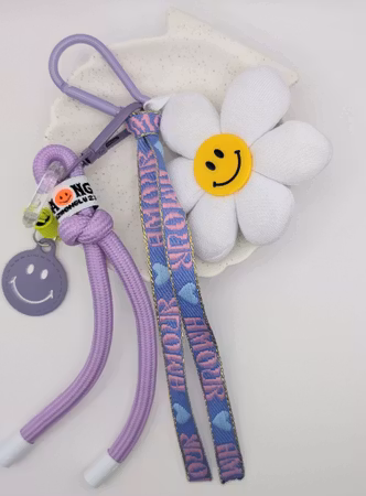 Happy Bloom- Nøkkelring