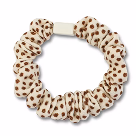 Scrunchie - Prikker Offwhite-Brun