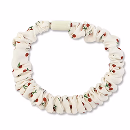 Scrunchie - Kirsebær Offwhite