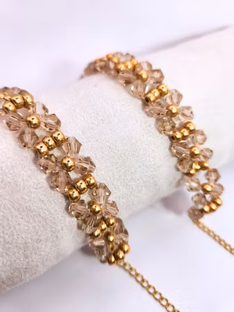 Elegant Armbånd – Champagne Dreams