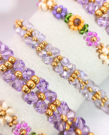 Elegant Armbånd – Lavender Luxe