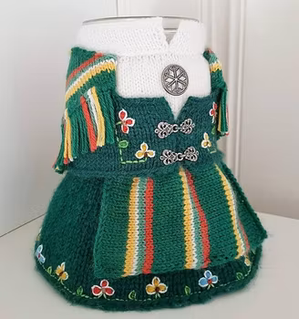 Nordlandsbunad grønn