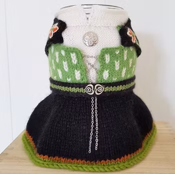 Østfoldbunad grønn