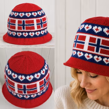 Heia Norge bøttehatt