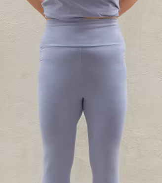 Yogatights hög midja Grayish Light
